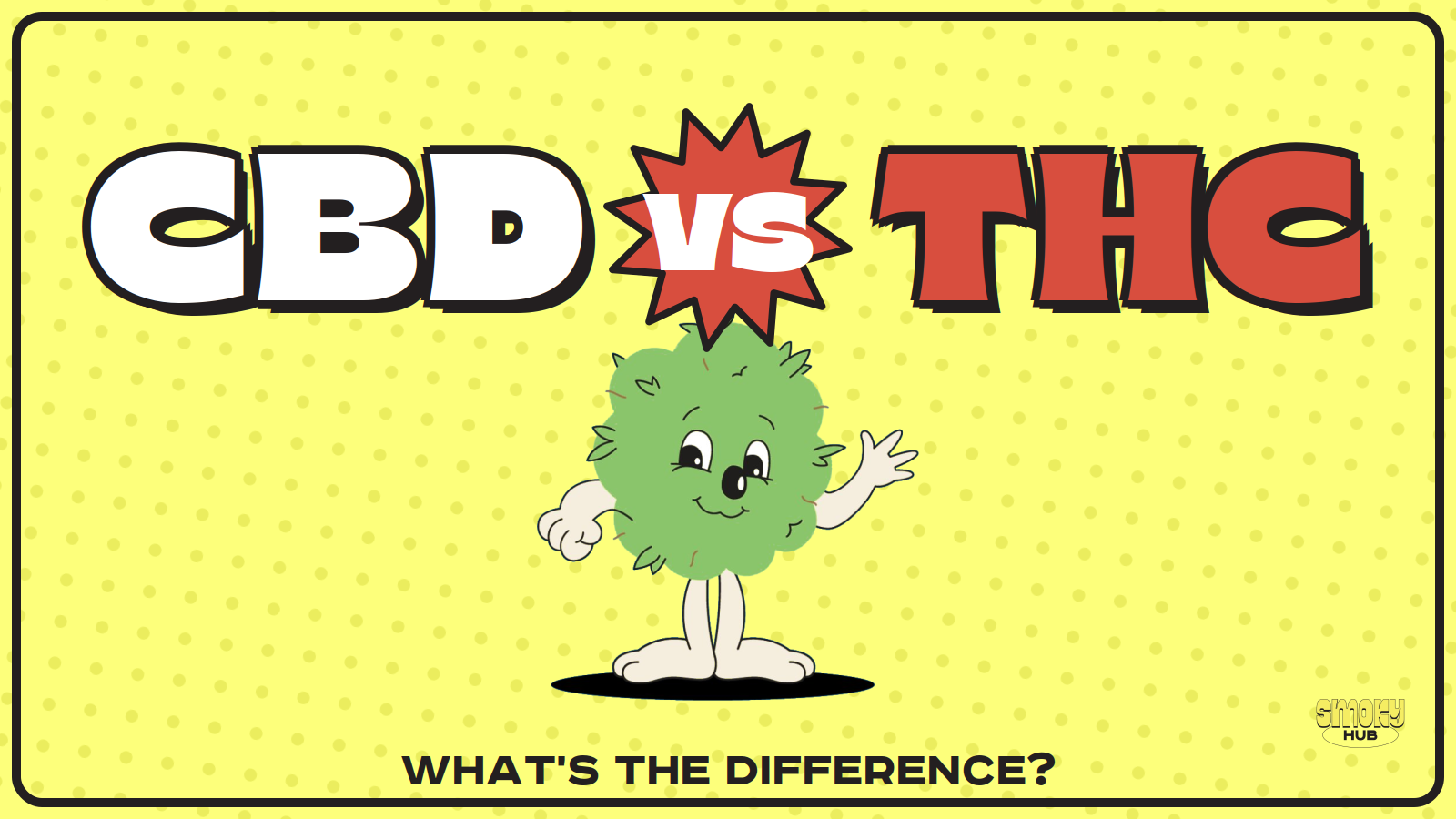 Difference between CBD and THC — SmokyHub