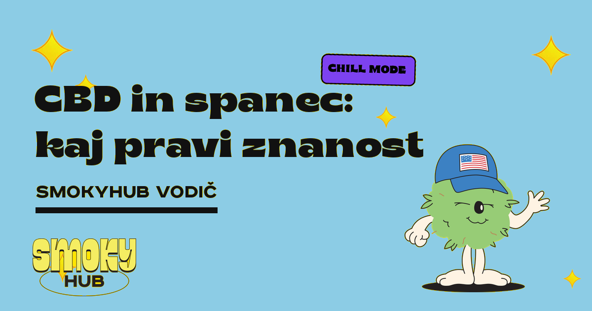 CBD in spanec: kaj pravi znanost (in česa ne) – vodič SmokyHub