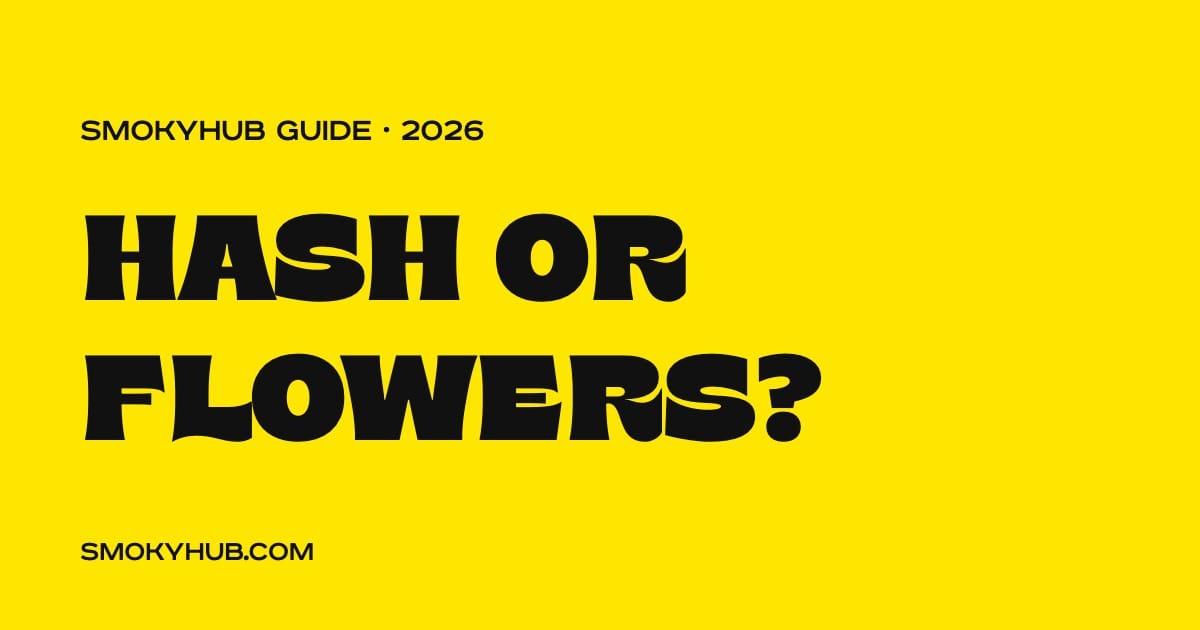 CBD hash or hemp flowers – SmokyHUB comparison