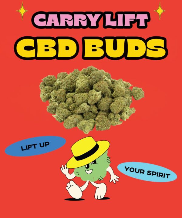 Carry Lift CBD vršički – SmokyHub konopljini cvetovi za jutranji ritual